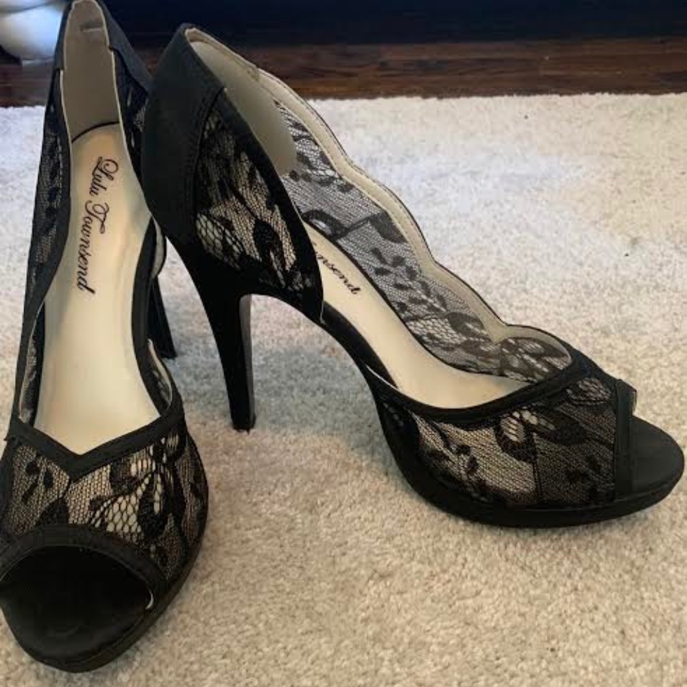 Lace heels